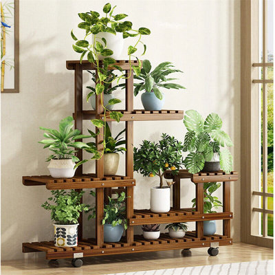 Millwood Pines Munos Free Form Multi-Tiered Plant Stand & Reviews